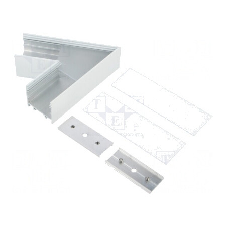 Conector aluminiu alb 60° VARIO30-02 | Electronic-mag.ro | Componente Electronice