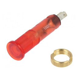 Lampă de control LED roșie 24V 8mm IP40 | Electronic-mag.ro | Componente Electronice