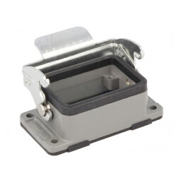 Carcasă pentru conectori HDC 6B cu clichet drept | Electronic-mag.ro | Componente Electronice