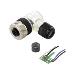 Mufă M12 4 PIN mamă DeviceNet/CANopen IP67 | Electronic-mag.ro | Componente Electronice