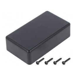 Carcasă universală SMART ABS neagră 51x89x25mm | Electronic-mag.ro | Componente Electronice