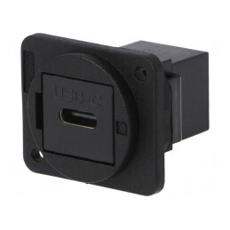 Adaptor USB C dublu din plastic | Electronic-mag.ro | Componente Electronice