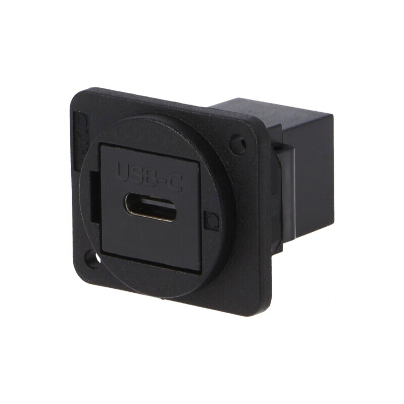 Adaptor USB C dublu din plastic | Electronic-mag.ro | Componente Electronice