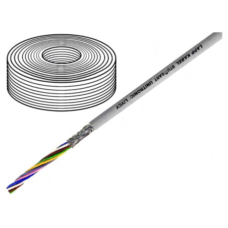 Cablu UNITRONIC LiYCY 25x1mm2 PVC Gri 500V 100m | Electronic-mag.ro | Componente Electronice