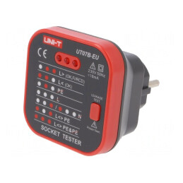 Tester Prize Electrice cu LED 230V EU | Electronic-mag.ro | Componente Electronice