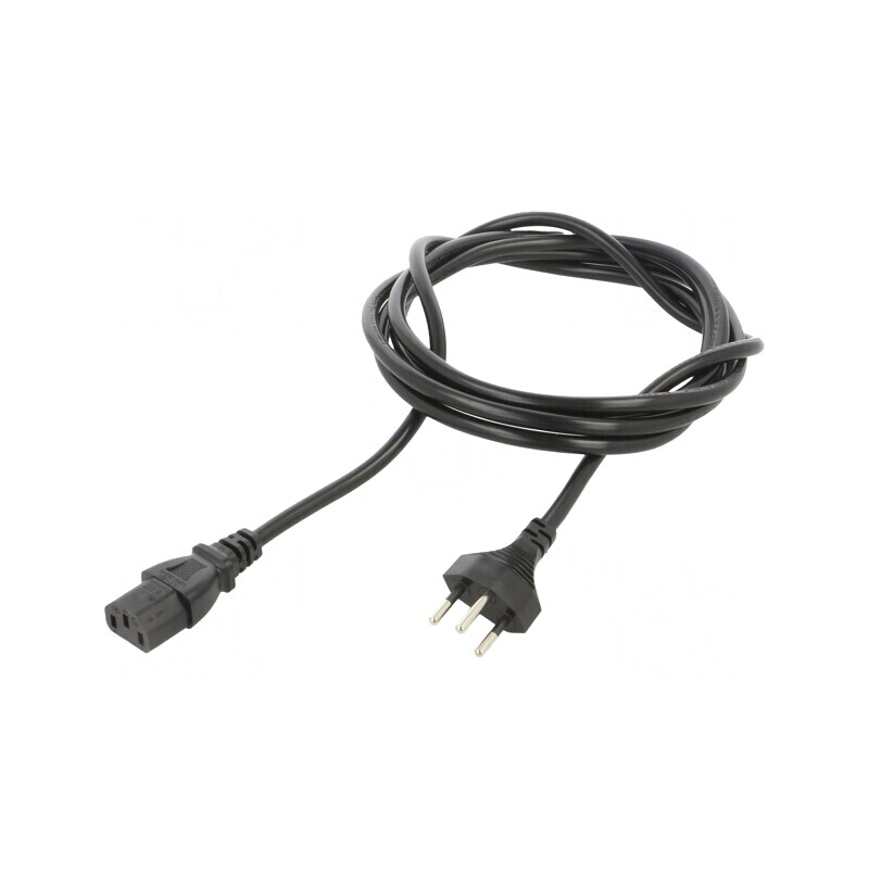 Cablu Alimentare 2.5m Negru 3x1mm2 IEC C13 SEV-1011 | Electronic-mag.ro | Componente Electronice Cablu Alimentare 2.5m Negru 3x1mm2 IEC C13 SEV-1011 | Electronic-mag.ro | Componente Electronice