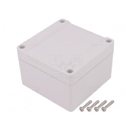 Carcasă Universală Policarbonat 90x90x60mm Gri | Electronic-mag.ro | Componente Electronice