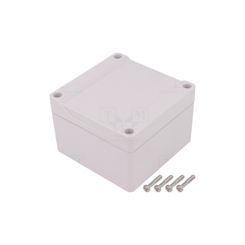 Carcasă Universală Policarbonat 90x90x60mm Gri | Electronic-mag.ro | Componente Electronice