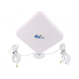 Antenă LTE 20dBi pentru Montare pe Perete 50Ω TS9 4G | Electronic-mag.ro | Componente Electronice