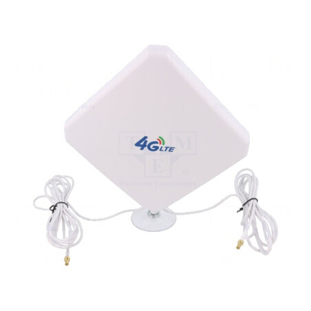 Antenă LTE 20dBi pentru Montare pe Perete 50Ω TS9 4G | Electronic-mag.ro | Componente Electronice