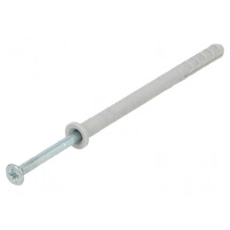 Plastic Anchor with Screw 6x80 Zinc-Plated Steel 50pcs | Electronic-mag.ro | Componente Electronice