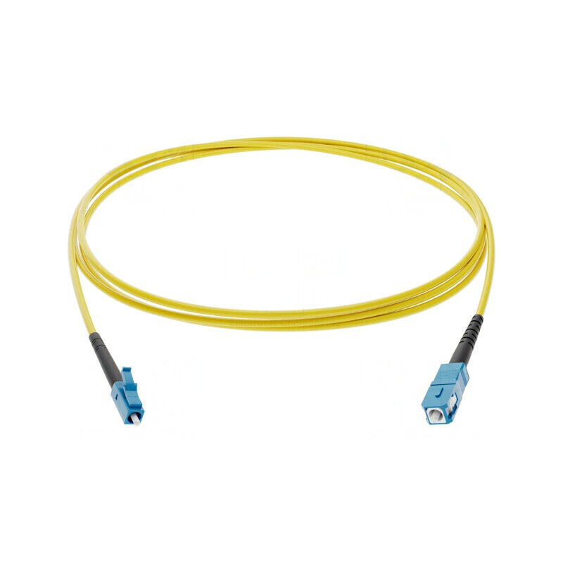 Patch cord fibră optică LC/UPC-SC/UPC 3m 9/125um | Electronic-mag.ro | Componente Electronice