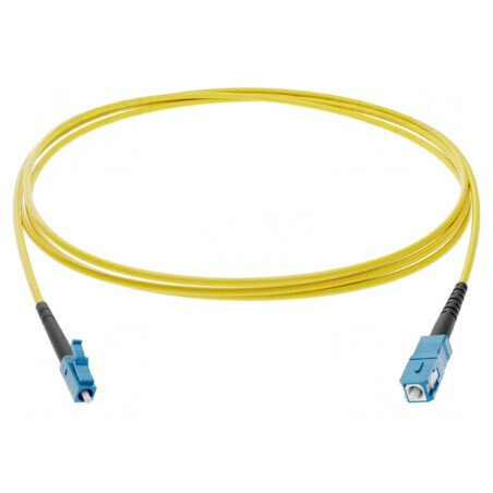 Patch cord fibră optică LC/UPC-SC/UPC 3m 9/125um | Electronic-mag.ro | Componente Electronice