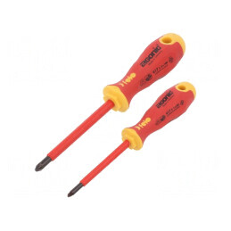 Set șurubelnițe izolate 1kVAC PZ PlusMinus | Electronic-mag.ro | Componente Electronice