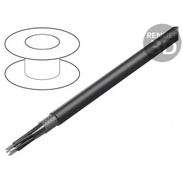 Cablu electric flexibil 6x0,75mm2 negru | Electronic-mag.ro | Componente Electronice