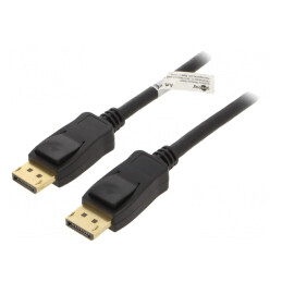 Cablu DisplayPort 1.4 5m Negru | Electronic-mag.ro | Componente Electronice