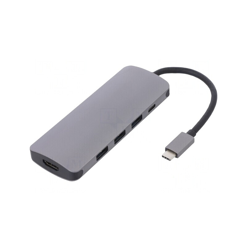 Adaptor USB 3.1 Negru Gri 0,26m | Electronic-mag.ro | Componente Electronice
