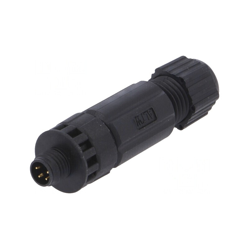 Conector M8 Tată 4 Pin Drept pe Cablu IP67 | Electronic-mag.ro | Componente Electronice