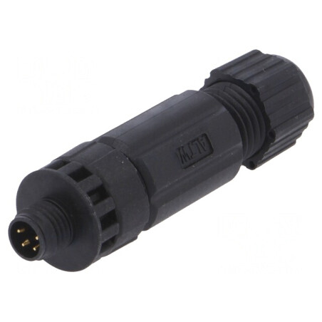 Conector M8 Tată 4 Pin Drept pe Cablu IP67 | Electronic-mag.ro | Componente Electronice