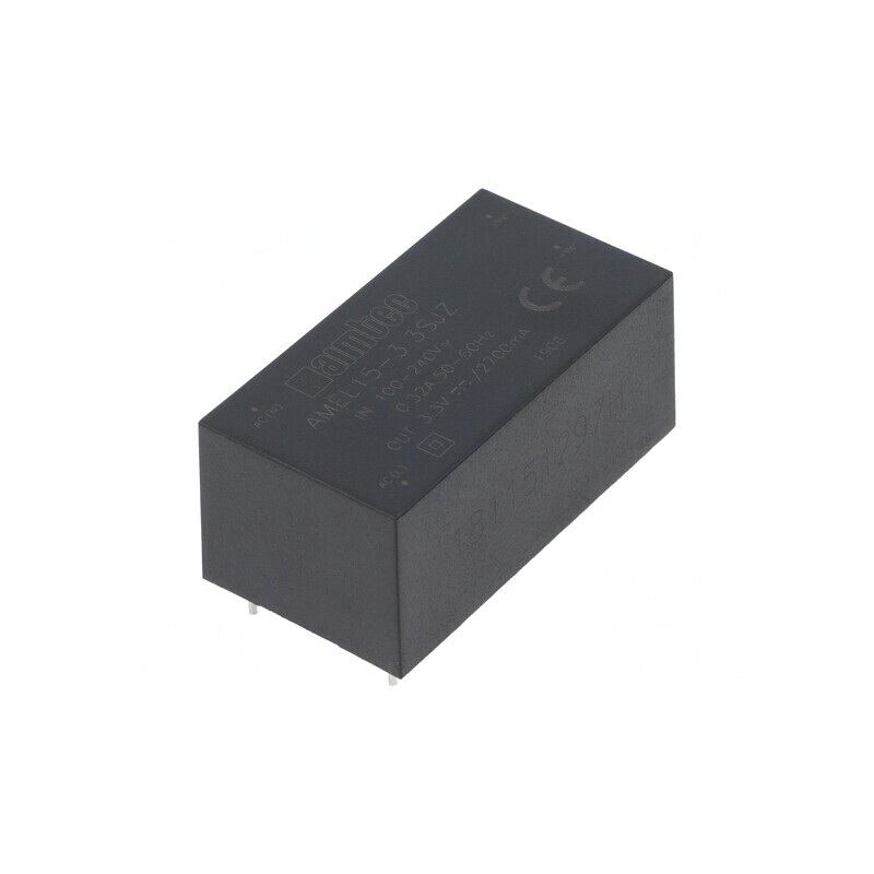 Convertor AC/DC 8,9W 3,3VDC AMEL15-3.3SJZ | Electronic-mag.ro | Componente Electronice