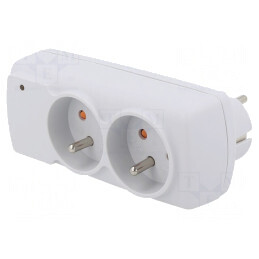 Prelungitor cu Protecție la Supratensiune 2 Prize 10A ACAR MINI CO | Electronic-mag.ro | Componente Electronice