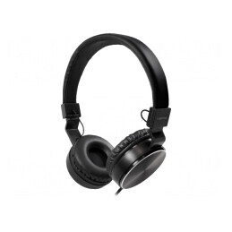 Căști Stereo Negru Jack 3,5mm 1,2m 32Ω 95dB | Electronic-mag.ro | Componente Electronice