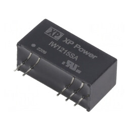 Convertor DC/DC 1W 9-18V la 15V 67mA SIP THT IW1215SA | Electronic-mag.ro | Componente Electronice