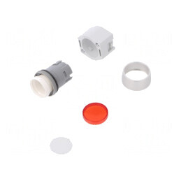 Comutator apăsare 22mm roșu | Electronic-mag.ro | Componente Electronice