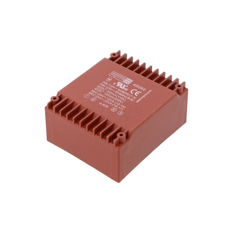 Transformator Encapsulat 24VA 115/230V AC 24V 500mA | Electronic-mag.ro | Componente Electronice