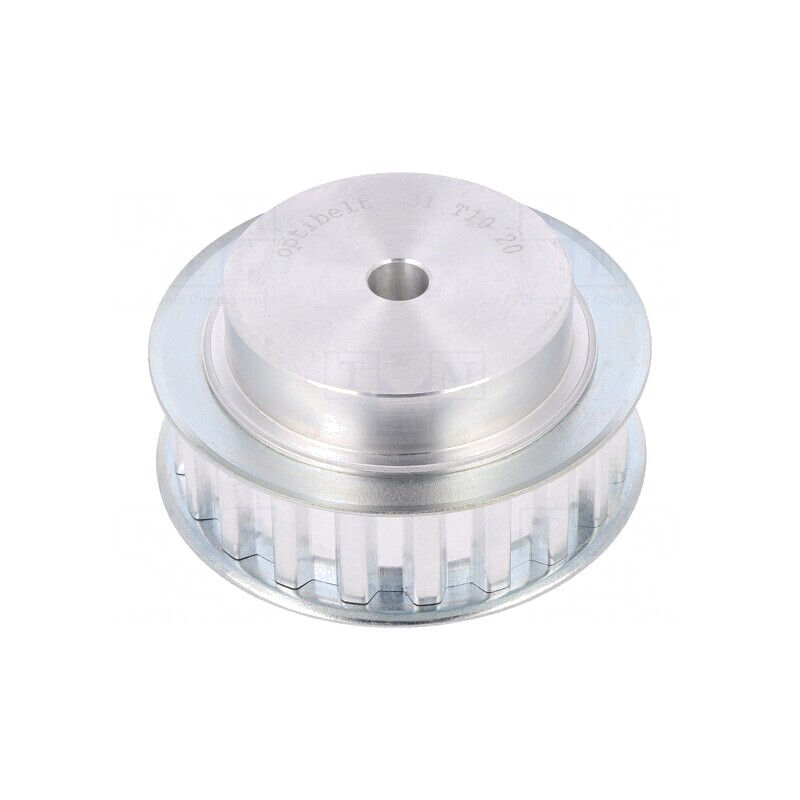 Roată de curea aluminiu T10 16mm 31T | Electronic-mag.ro | Componente Electronice