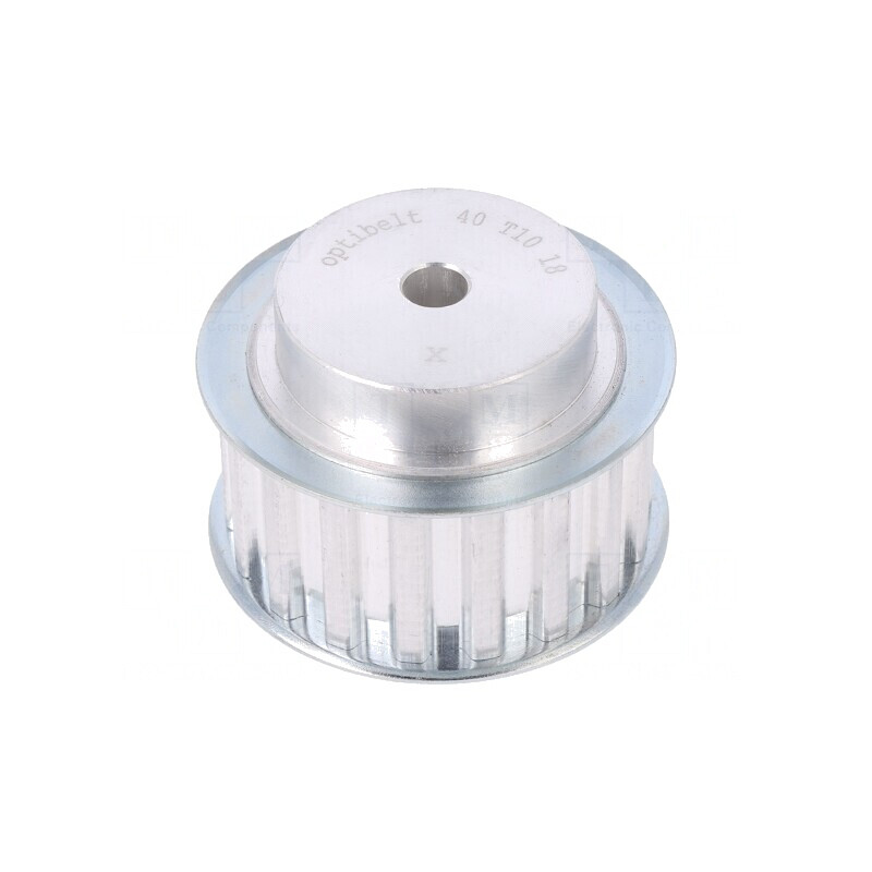 Roată de curea din aluminiu T10 40 dinți 25mm | Electronic-mag.ro | Componente Electronice