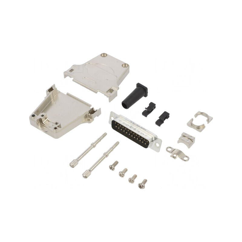 Conector D-Sub 25-Pini Tată Lipire pe Cablu Gold Flash | Electronic-mag.ro | Componente Electronice Conector D-Sub 25-Pini Tată Lipire pe Cablu Gold Flash | Electronic-mag.ro | Componente Electronice