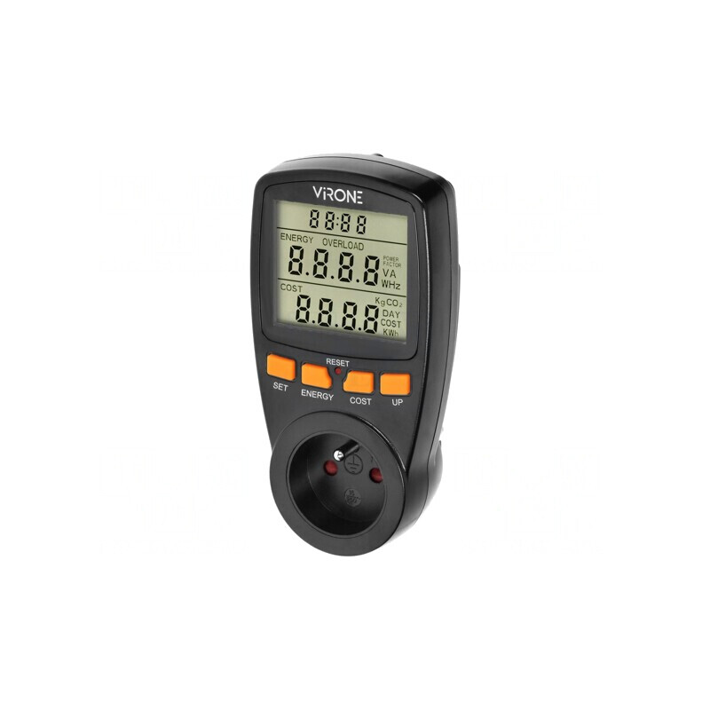 Controler negru 16A 230VAC 50/60Hz IP20 cu fișe de contact | Electronic-mag.ro | Componente Electronice