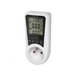 Controler Contact Alb IP20 16A 230VAC 50/60Hz | Electronic-mag.ro | Componente Electronice