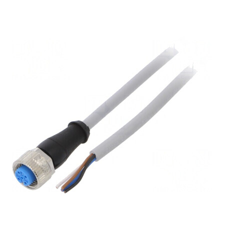 Cablu de Conectare M12 2m IP67 250VAC 4A | Electronic-mag.ro | Componente Electronice