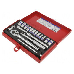 Set Chei Tubulare 1/4 18 Buc. | Electronic-mag.ro | Componente Electronice