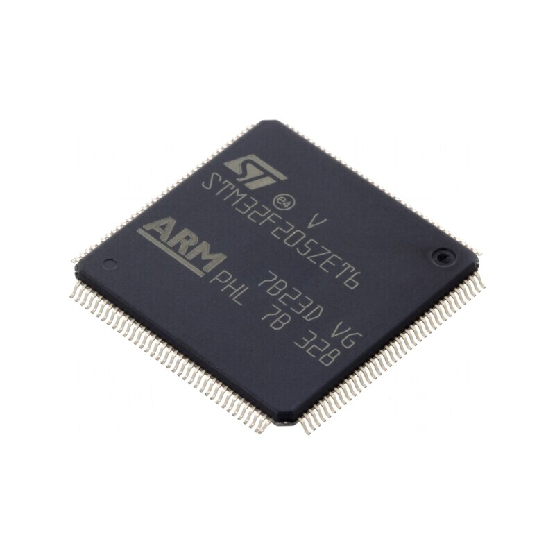 Microcontroler ARM 120MHz LQFP144 1,8-3,6VDC STM32F205ZET6 | Electronic-mag.ro | Componente Electronice