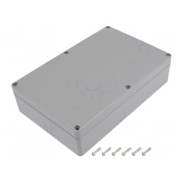 Carcasă universală ABS gri închis IP67 146x222x55mm | Electronic-mag.ro | Componente Electronice
