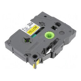 Bandă Etichete Brother TZE-621 9mm x 8m Galben/Negru | Electronic-mag.ro | Componente Electronice