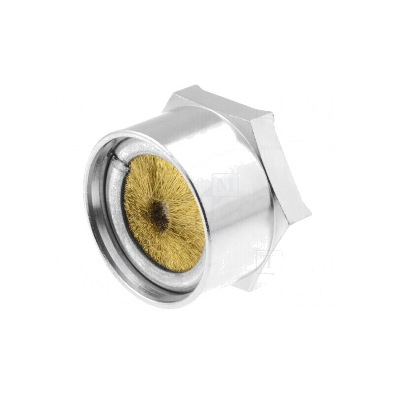 Piuliță împământare M32 alamă nichel 39mm 70-200°C | Electronic-mag.ro | Componente Electronice