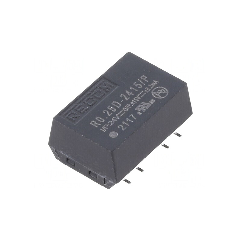 Convertor DC/DC 0,25W 21,6-26,4V la 15V 8,3mA | Electronic-mag.ro | Componente Electronice