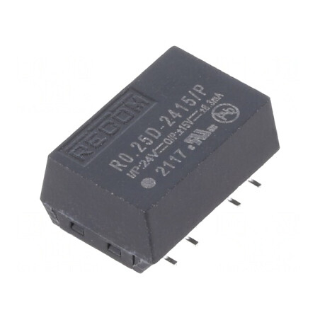 Convertor DC/DC 0,25W 21,6-26,4V la 15V 8,3mA | Electronic-mag.ro | Componente Electronice