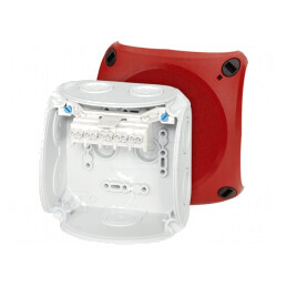 Cutie de conexiuni IP66 104x104x70mm albă | Electronic-mag.ro | Componente Electronice