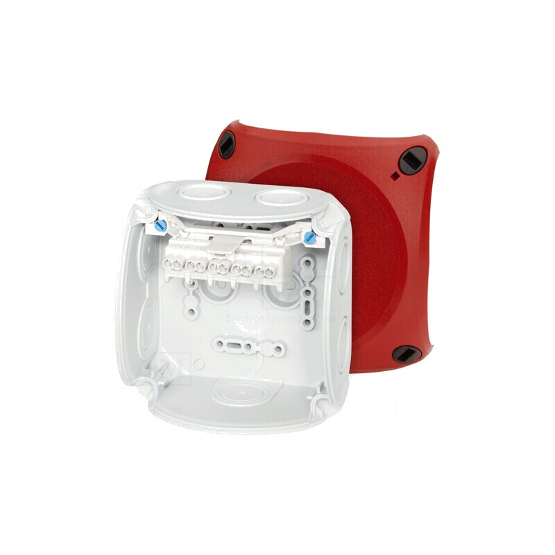 Cutie de conexiuni IP66 104x104x70mm albă | Electronic-mag.ro | Componente Electronice
