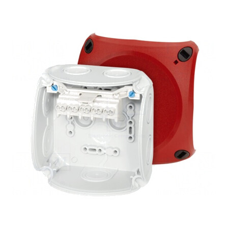 Cutie de conexiuni IP66 104x104x70mm albă | Electronic-mag.ro | Componente Electronice