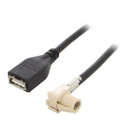 Adaptor antenă | Fakra,USB A soclu | cu cablu | 1m | USB 2.0 | 