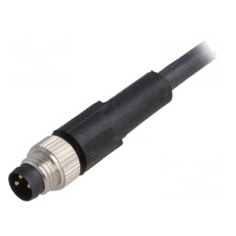 Cablu de conectare M8 3 pini 5m 60VAC 4A