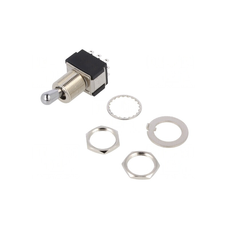 Comutator Basculant 3PDT ON-ON 6A 125VAC 6VDC | Electronic-mag.ro | Componente Electronice Comutator Basculant 3PDT ON-ON 6A 125VAC 6VDC | Electronic-mag.ro | Componente Electronice