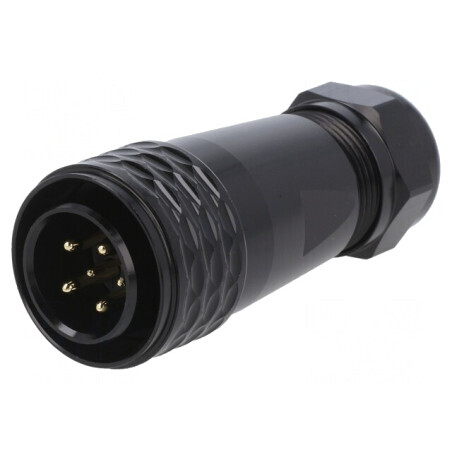 Mufă SA20 Tată PIN 6 IP67 Lipire pe Cablu 500V | Electronic-mag.ro | Componente Electronice