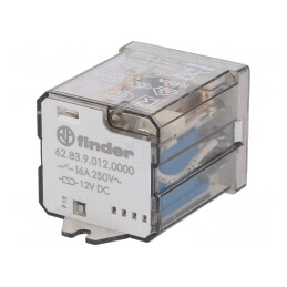 Releu Electromagnetic 3PDT 12VDC 30A Panou | Electronic-mag.ro | Componente Electronice